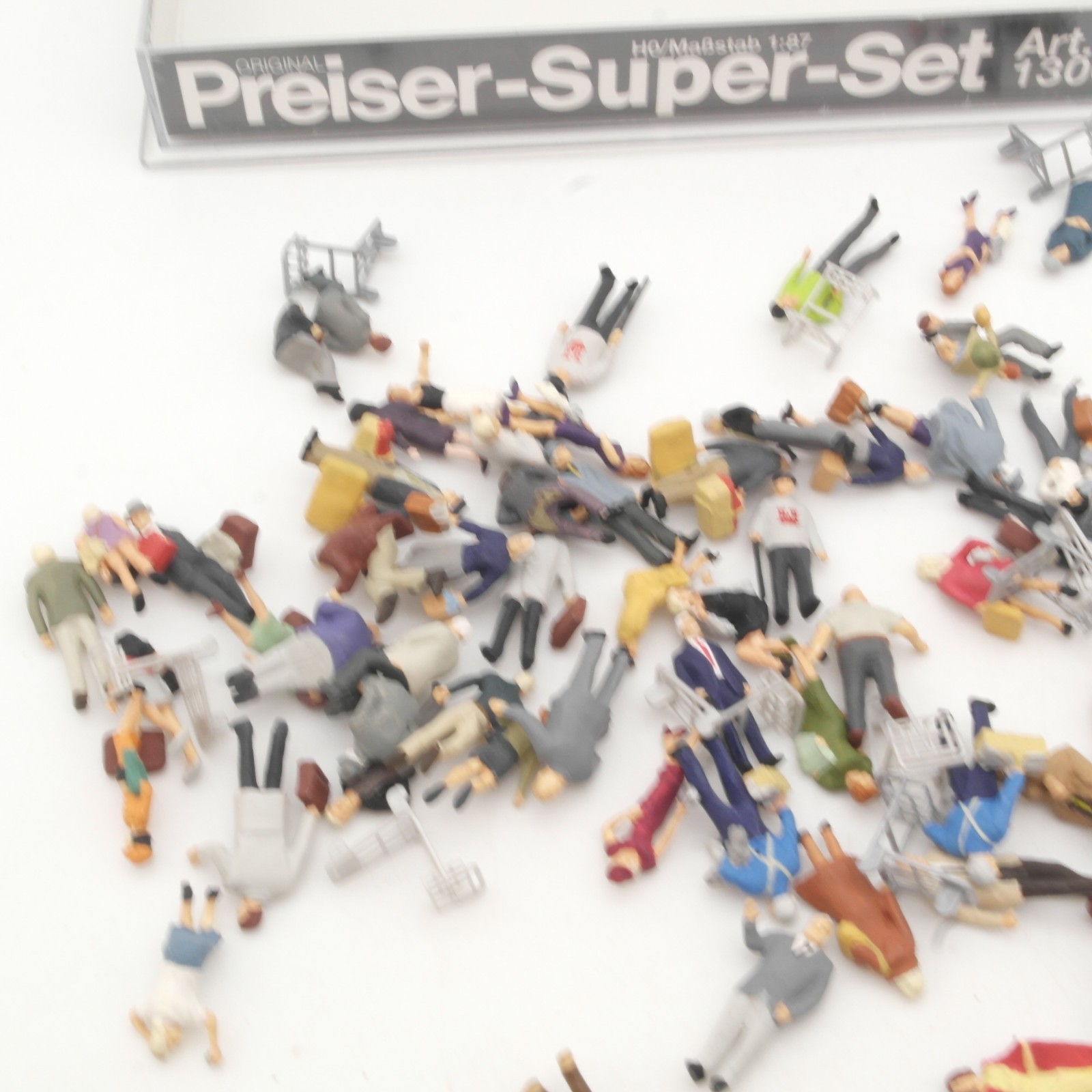 Preiser H0 1:87 13000 Super Set Figuren über 80 Stück, siehe Foto in OVP RR5430 – Bild 3