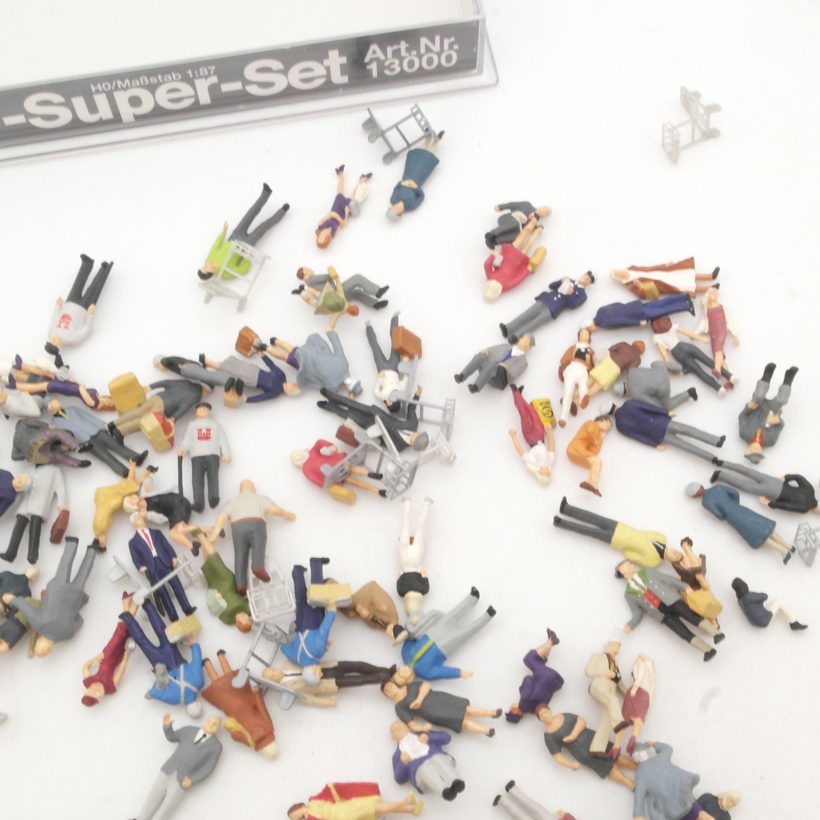 Preiser H0 1:87 13000 Super Set Figuren über 80 Stück, siehe Foto in OVP RR5430 – Bild 5