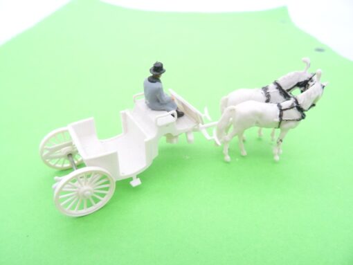 Preiser H0 Gespann Kutsche mit Fahrer RR1671 o. – Bild 3