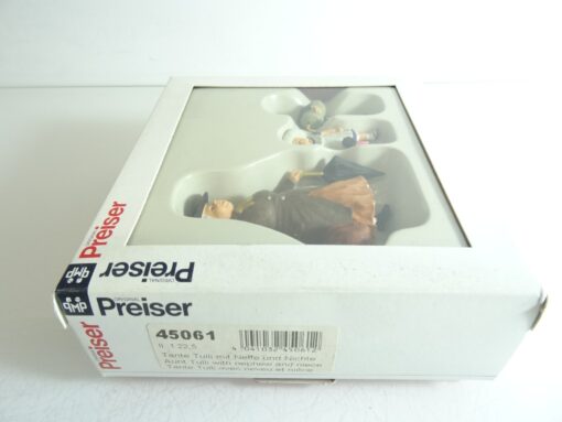 Preiser Spur G 45061 Tante Tulli mit Neffe und Nichte in OVP RR1976 – Bild 4
