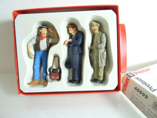 Preiser Spur G 45099 US-Schaffner, Wanderarbeiter in OVP RR1981