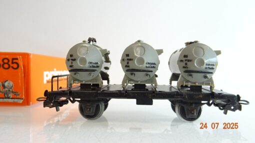 Primex H0 4585 Behältertragwagen der DB in OVP PR9228 – Bild 3