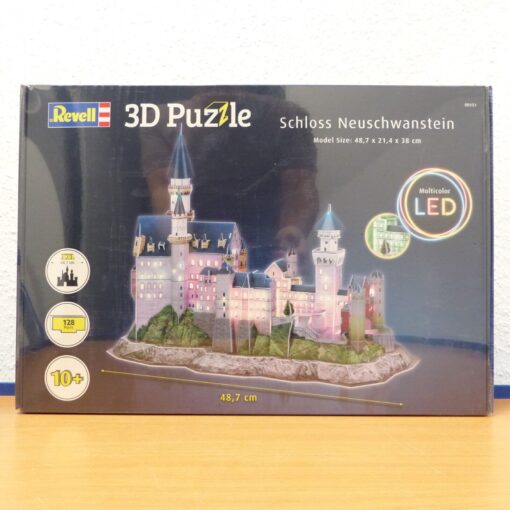 Revell 3D Puzzle 00151 Schloss Neuschwanstein Multicolor LED in OVP EX4179
