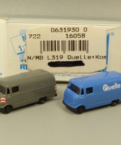 Rietze 1:160 16058 MB L319 Quelle + Kommunal 2er-Set in OVP EX6362