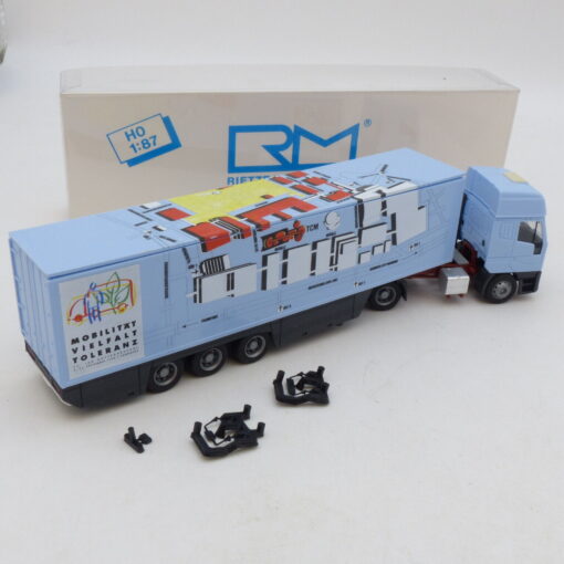 Rietze 1:87 Iveco Stralis Sattelzug Mobilität Vielfalt Tollernaz, in OVP EB1907 – Bild 3