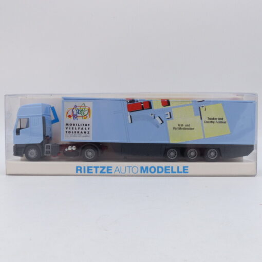Rietze 1:87 Iveco Stralis Sattelzug Mobilität Vielfalt Tollernaz, in OVP EB1907 – Bild 4