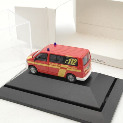 Rietze 1:87 SoMo VW T5 Deutscher Jugendfeuerwehr 2009 Amberg in OVP RA4357 – Bild 3