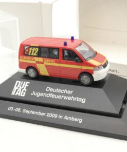 Rietze 1:87 SoMo VW T5 Deutscher Jugendfeuerwehr 2009 Amberg in OVP RA4357