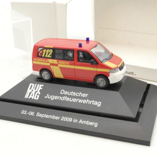 Rietze 1:87 SoMo VW T5 Deutscher Jugendfeuerwehr 2009 Amberg in OVP RA4357