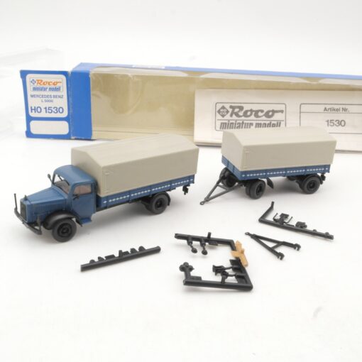 Roco 1:87 1530 Mercedes Benz L 5000 Hängerzug in OVP RR1148