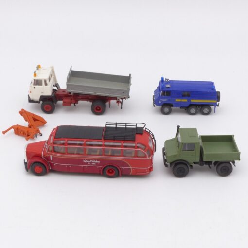 Roco 1:87 4er-Pack diverse Fahrzeugmodelle in Tüte siehe Bilder o. EX55761