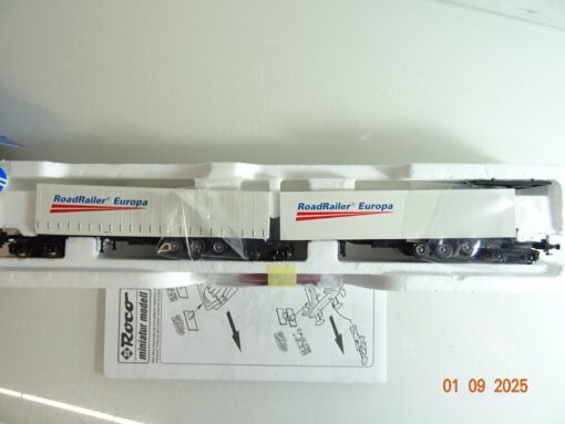 Roco H0 1918 RoadRailer Wagen-Set 2 tlg.  in OVP BH70 – Bild 3