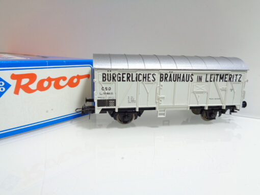 Roco H0 4055 gedeckter Güterwagen Hamburger Abendblatt der DB in OVP JD2760