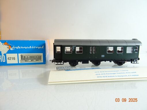 Roco H0 4216 Umbauwagen 2.Kl./Gepäckabt. der DB mit Licht in OVP BH125