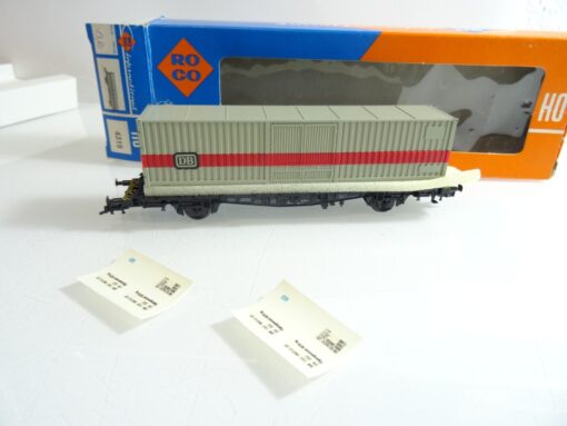 Roco H0 4319 Containerwagen der DB in OVP RR776 – Bild 3