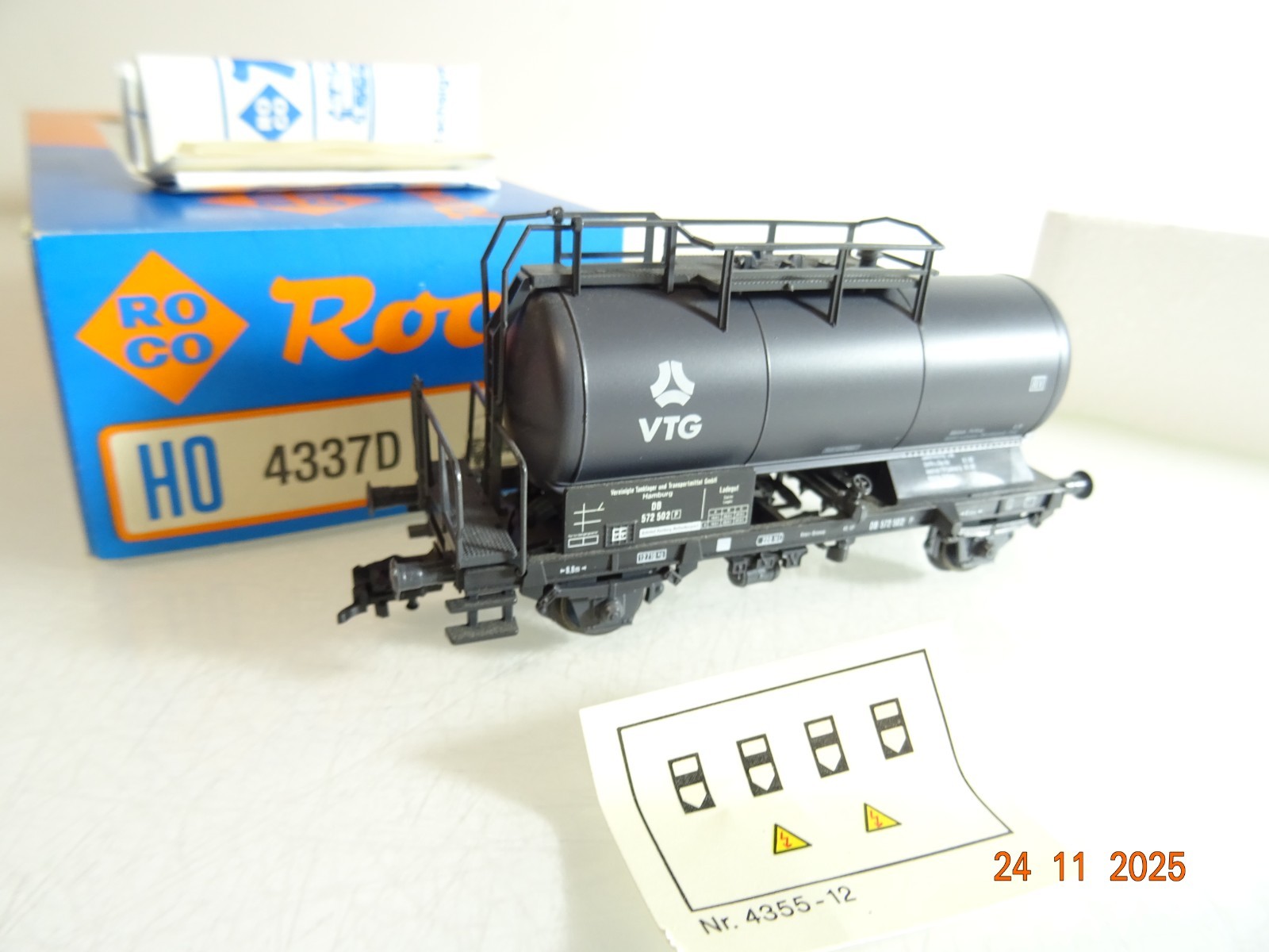 Roco H0 4337D Kesselwagen VTG der DB in OVP RR4808