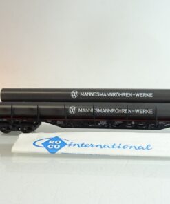 Roco H0 4361 Klapprungenwagen mit Mannesmann Röhren der DB in OVP PR8901