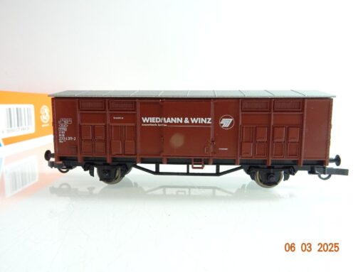 Roco H0 46000.5 gedeckter Güterwagen Wiedmann & Winz der DB in EVP PR6349 – Bild 3