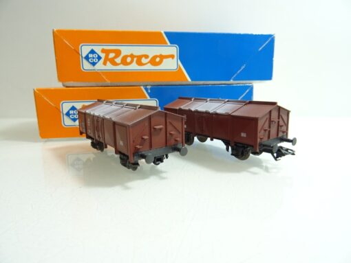 Roco H0 46053 AC zwei Klappdeckelwagen der DB in OVP PR661 – Bild 5