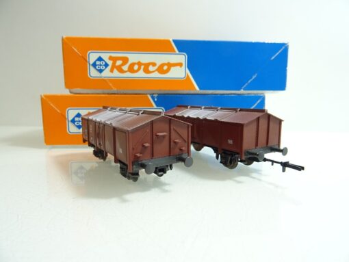 Roco H0 46053 AC zwei Klappdeckelwagen der DB in OVP PR661 – Bild 6