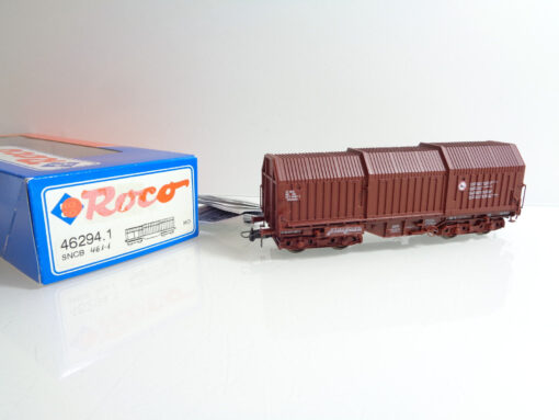 Roco H0 46294.1 Teleskophaubenwagen der SNCB in OVP AR2461