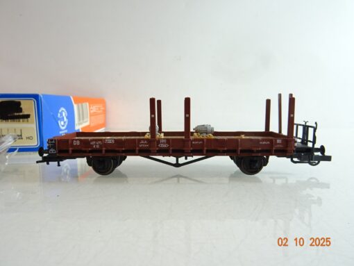 Roco H0 46482 Rungenwagen Mit Ladung der DB in OVP BH339 – Bild 3