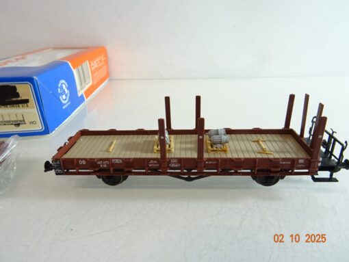 Roco H0 46482 Rungenwagen Mit Ladung der DB in OVP BH339 – Bild 4