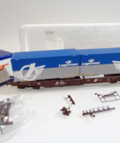 Roco H0 47117 AC Taschenwagen mit Container Lagermax in OVP RR5674