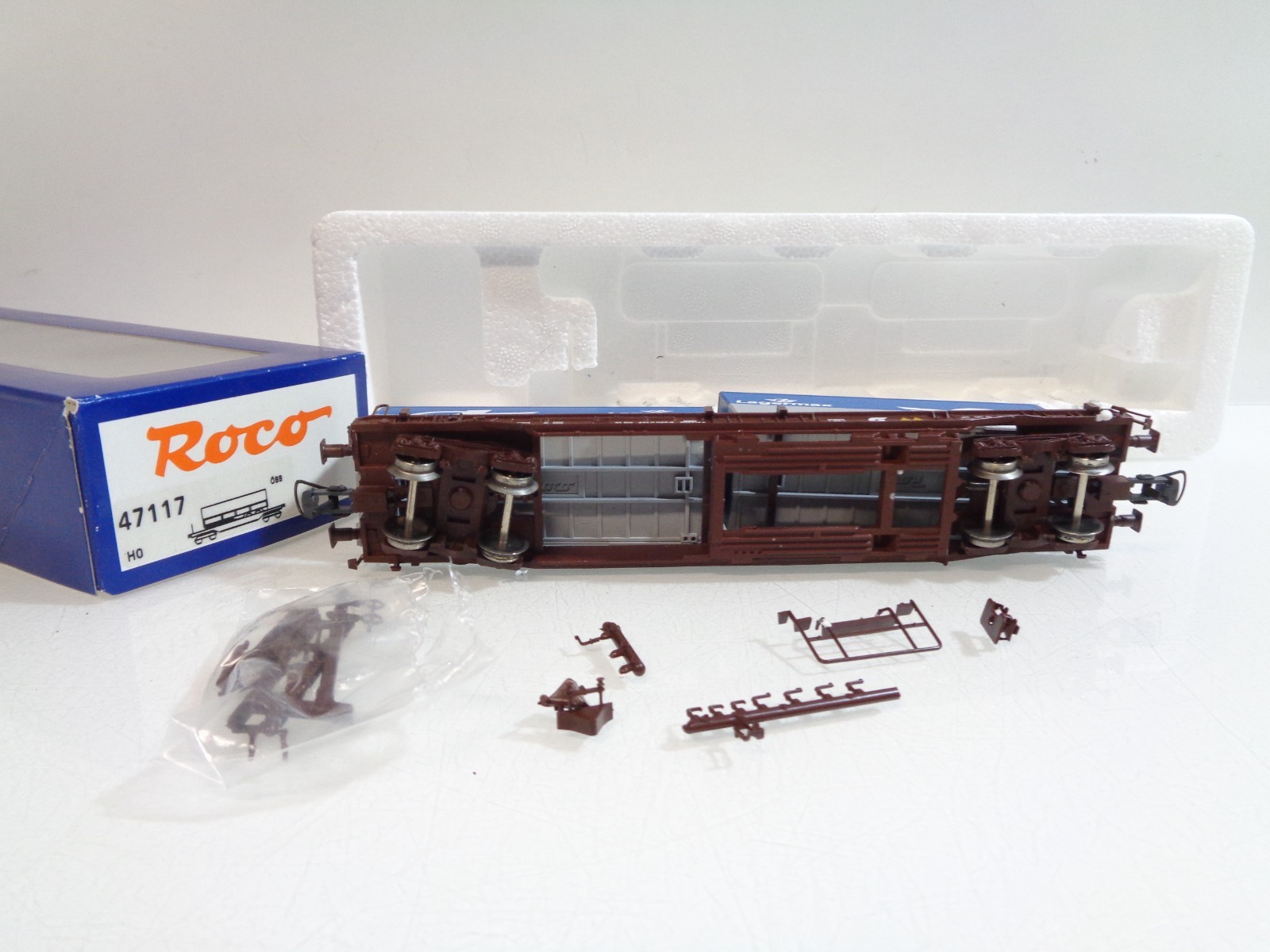 Roco H0 47117 AC Taschenwagen mit Container Lagermax in OVP RR5674 – Bild 4
