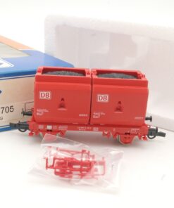 Roco H0 47705 Doppelkübelwagen mit Ladung der DB AG in OVP RR1264