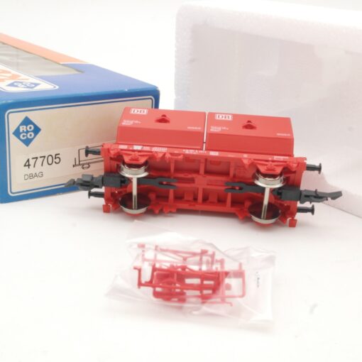 Roco H0 47705 Doppelkübelwagen mit Ladung der DB AG in OVP RR1264 – Bild 4