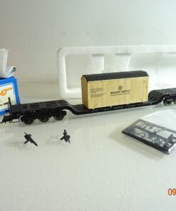 Roco H0 47740 Tiefladewagen mit Trafo Krauss Maffei der DB in OVP RR3810