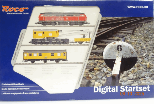 Roco H0 51231 Digital Startset mit Bauzug und Zubehör ohne Multimaus OVP JL3380