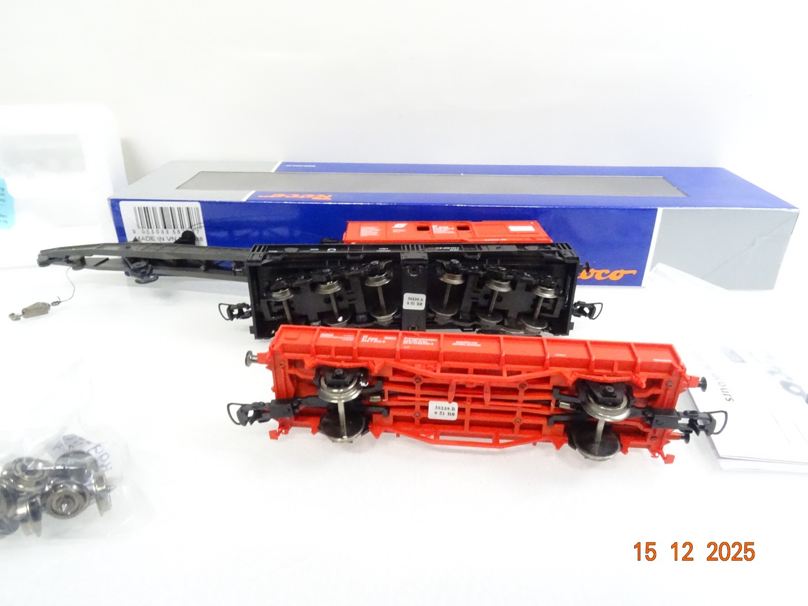 Roco H0 56239 AC Kranzug mit Schutzwagen der DB in OVP RR5661 – Bild 5