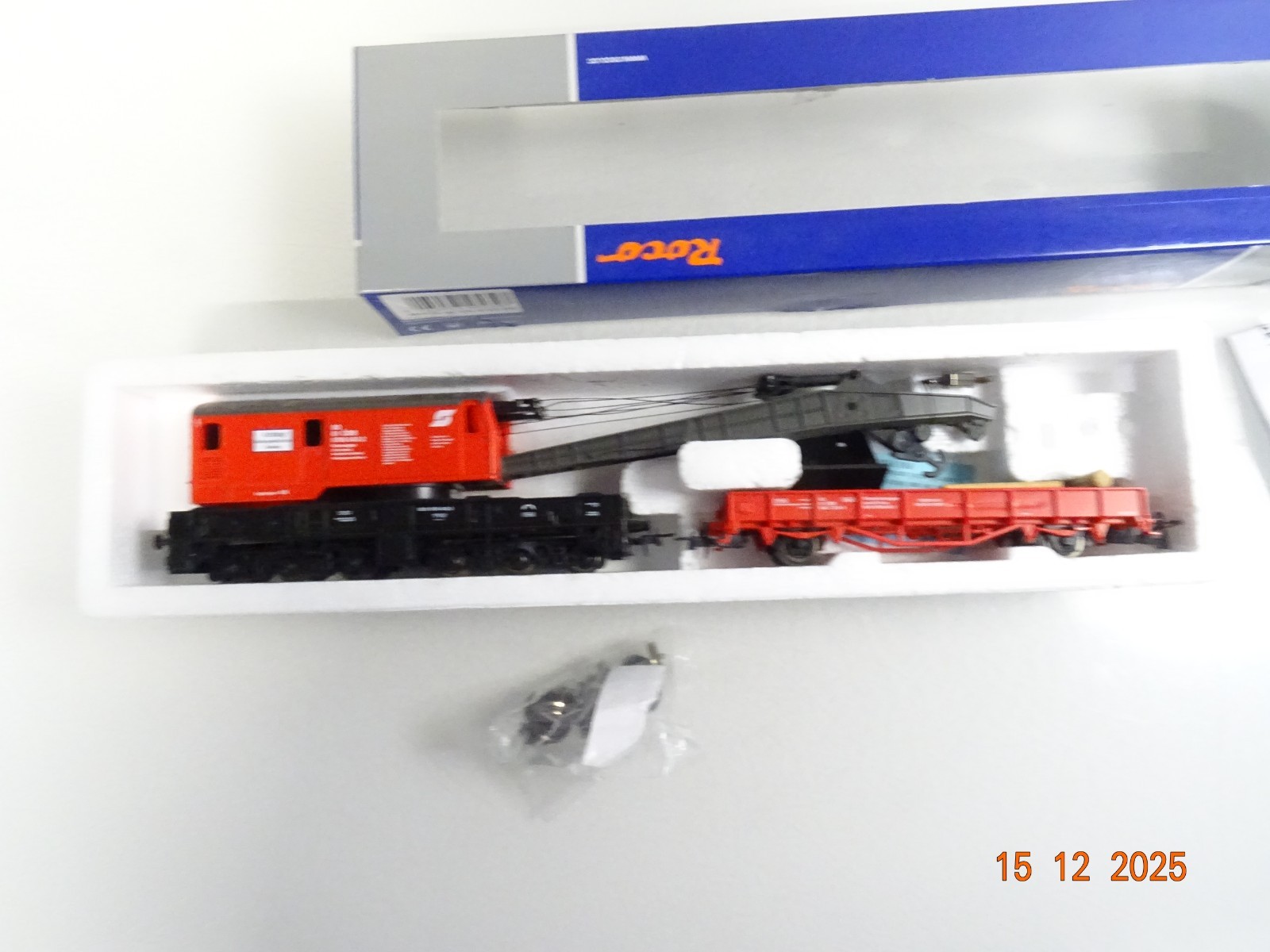 Roco H0 56239 AC Kranzug mit Schutzwagen der DB in OVP RR5661