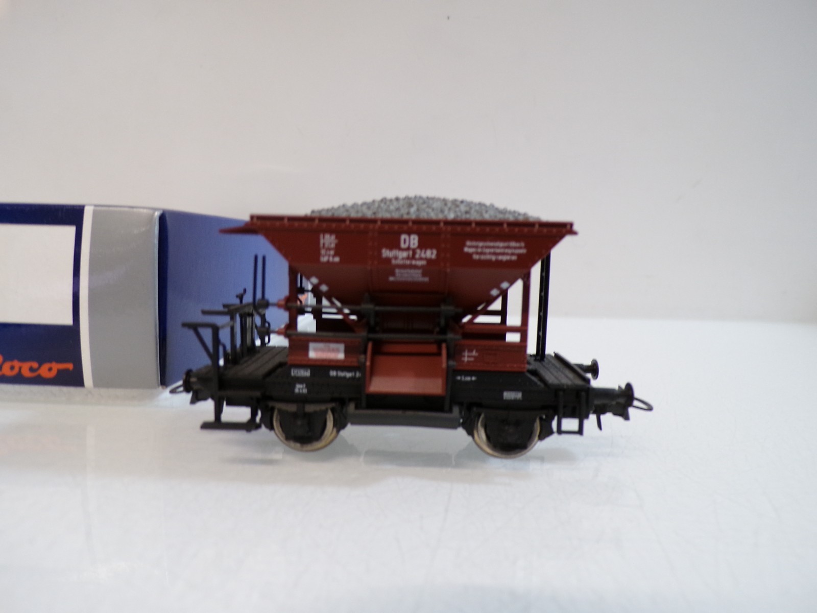 Roco H0 56245 AC Schotterwagen Stuttgart 2482 der DB in OVP für Märklin BH1892 – Bild 3