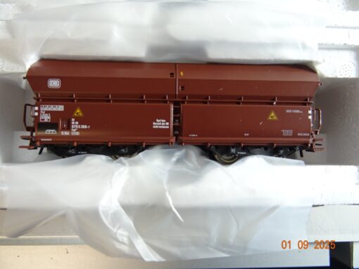 Roco H0 66037 Selbstentladewagen-Set 4 tlg. der DB in OVP BH96 – Bild 3