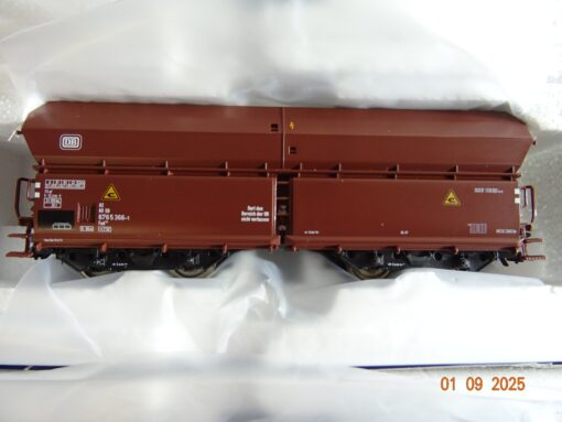 Roco H0 66037 Selbstentladewagen-Set 4 tlg. der DB in OVP BH96 – Bild 4
