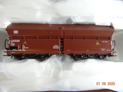 Roco H0 66037 Selbstentladewagen-Set 4 tlg. der DB in OVP BH96 – Bild 5