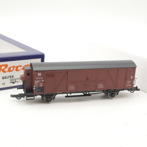 Roco H0 66254 gedeckter Güterwagen der DR in OVP RR1257