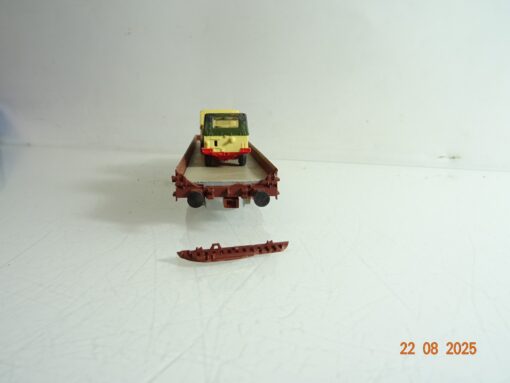 Roco H0 66473 Rungenwagen mit 2 Malteser PKW der DB in OVP PR9749 – Bild 3