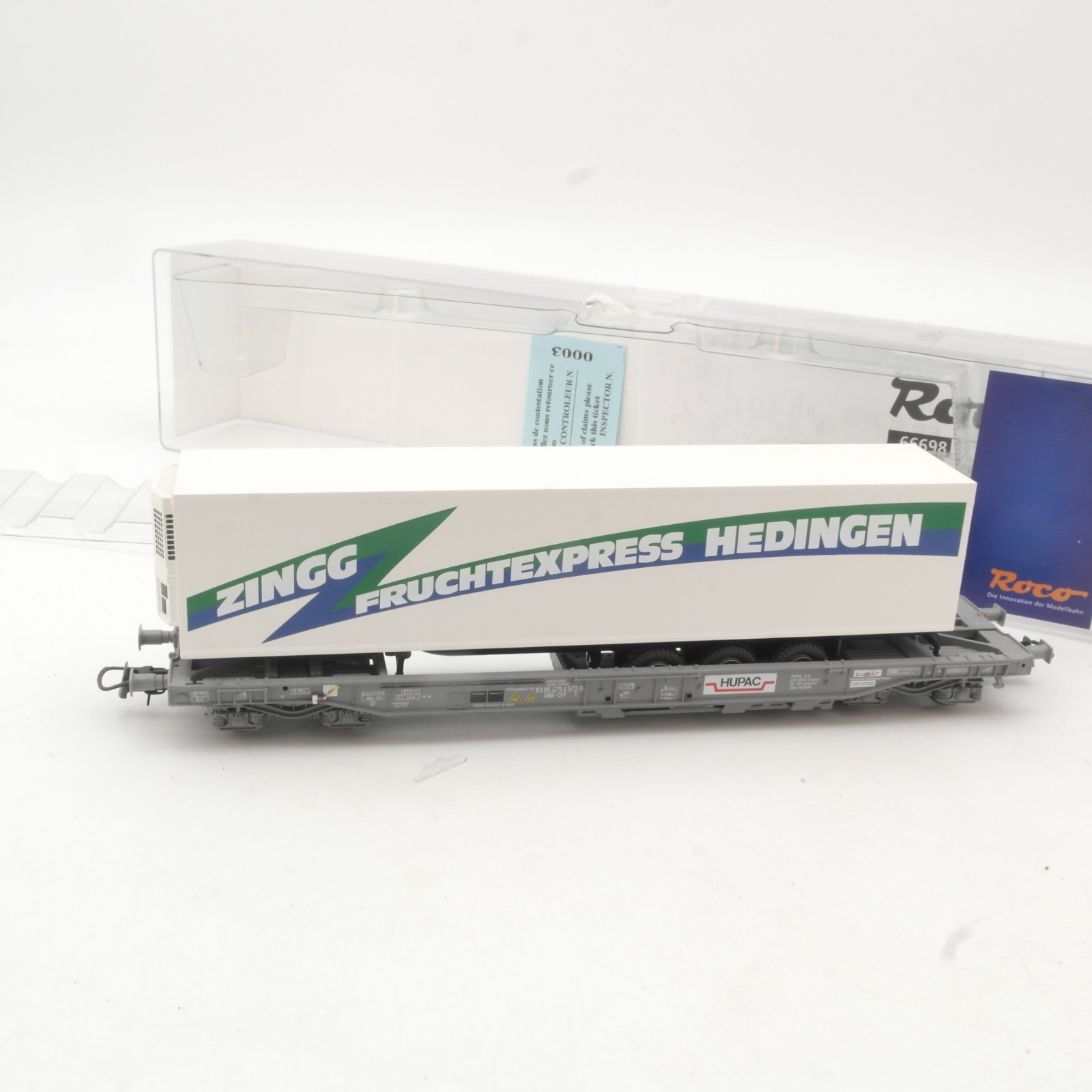 Roco H0 66698 Einheitstaschenwagen Fruchtexpress der SBB in OVP RR5504