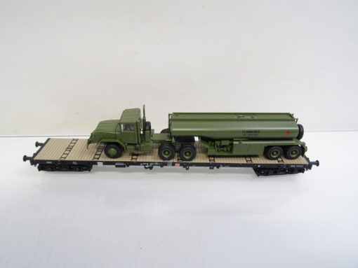 Roco H0 67766 Rungenwagen DB mit Sattelzugmaschine Tankauflieger in OVP C2121 – Bild 3