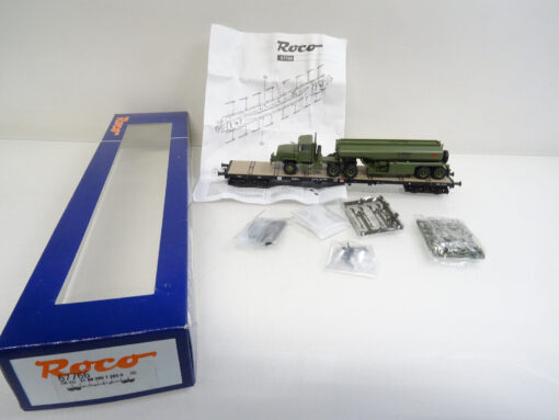 Roco H0 67766 Rungenwagen DB mit Sattelzugmaschine Tankauflieger in OVP C2121