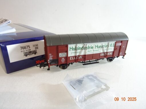 Roco H0 76675 gedeckter Güterwagen Holzindustrie der DB in OVP RR3837 – Bild 3