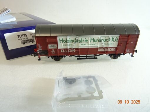 Roco H0 76675 gedeckter Güterwagen Holzindustrie der DB in OVP RR3837