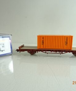 Roco H0 76986 Flachwagen mit Container der SNCF in OVP PR9722