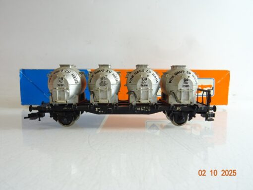 Roco H0 Behältertragwagen von Haus zu Haus der DB in EVP BH333 – Bild 3
