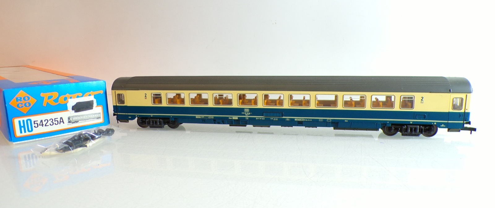 Roco H0 IC 54235A Personenwagen 2. Kl. der DB in OVP BH1341