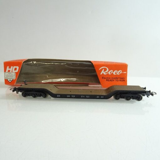 Roco H0 Tiefladewagen der US Army in EVP PR6883